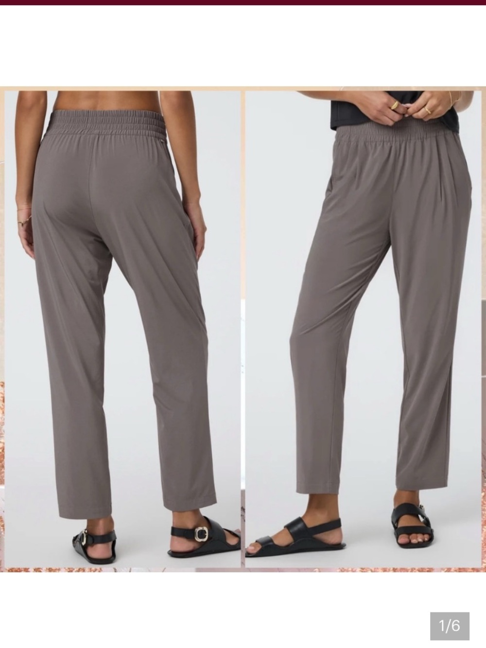 Vuori villa ankle pants size small NWT